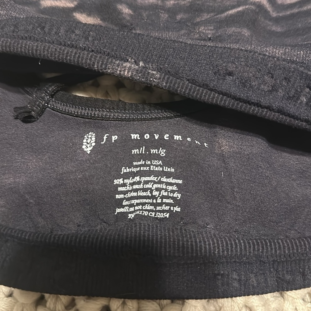 NWOT Free People Movement good karma legging and bra top bundle M/L - Picture 5 of 9